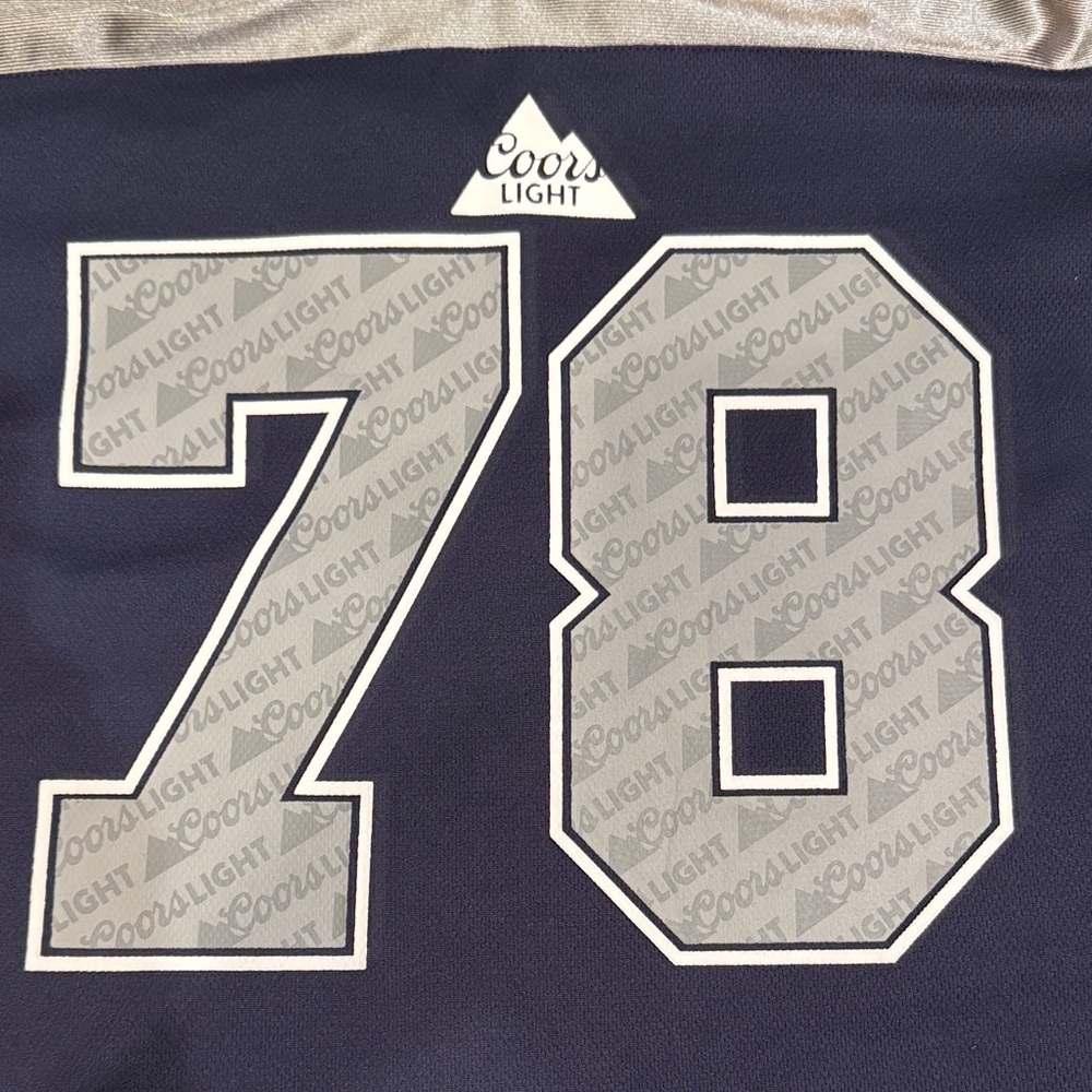 Men's Blue and Silver 78 Jersey - Picture 2 of 6